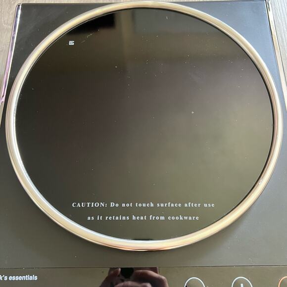 Keystone Cooks Essentials Halogen Hot Plate Burner Countertop Cook Top Camping - Picture 5 of 8